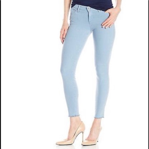 Big Star Women’s Alex Raw Hem Skinny Jeans Blue 30 - Picture 1 of 7